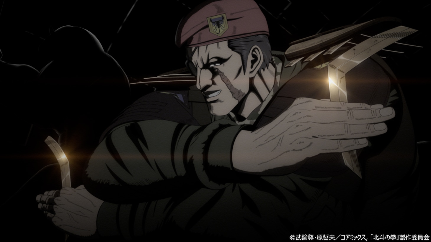アニメ「北斗の拳 -FIST OF THE NORTH STAR-」第7話より (c)武論尊・原哲夫／コアミックス, 「北斗の拳」製作委員会