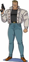 バトー。元レンジャーの隊員。両目が義眼で戦闘力とともに電子戦にも優れたナンバー2。訓練校の教官を務めることもある。