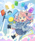 アーニャが日向坂46の制服着こなす、集英社×日向坂46で遠藤達哉らイラスト描き下ろし