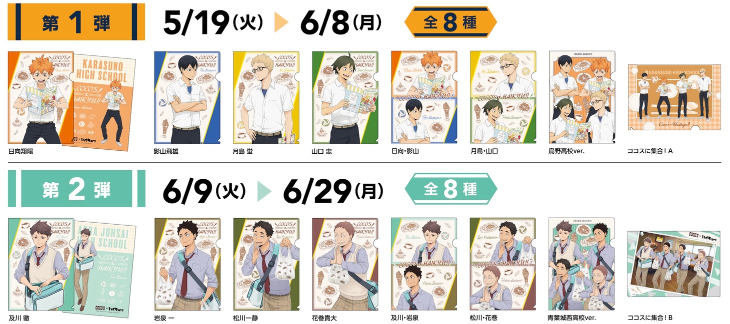 「それじゃあ今日もココスに集合！キャンペーン」で手に入るオリジナルクリアファイル