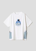 「タチコマ＆イカク｜サイドポケットビッグシルエットTシャツ」