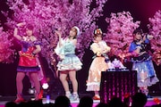 カルテットスター。左から一条寺サクラ役の日比優理香、三ツ葉アイリ役の徳井青空、四之宮リンリン役の和多田美咲、二階堂タマキ役の鈴木杏奈
