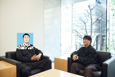 左から岸馬きらく、江藤俊司