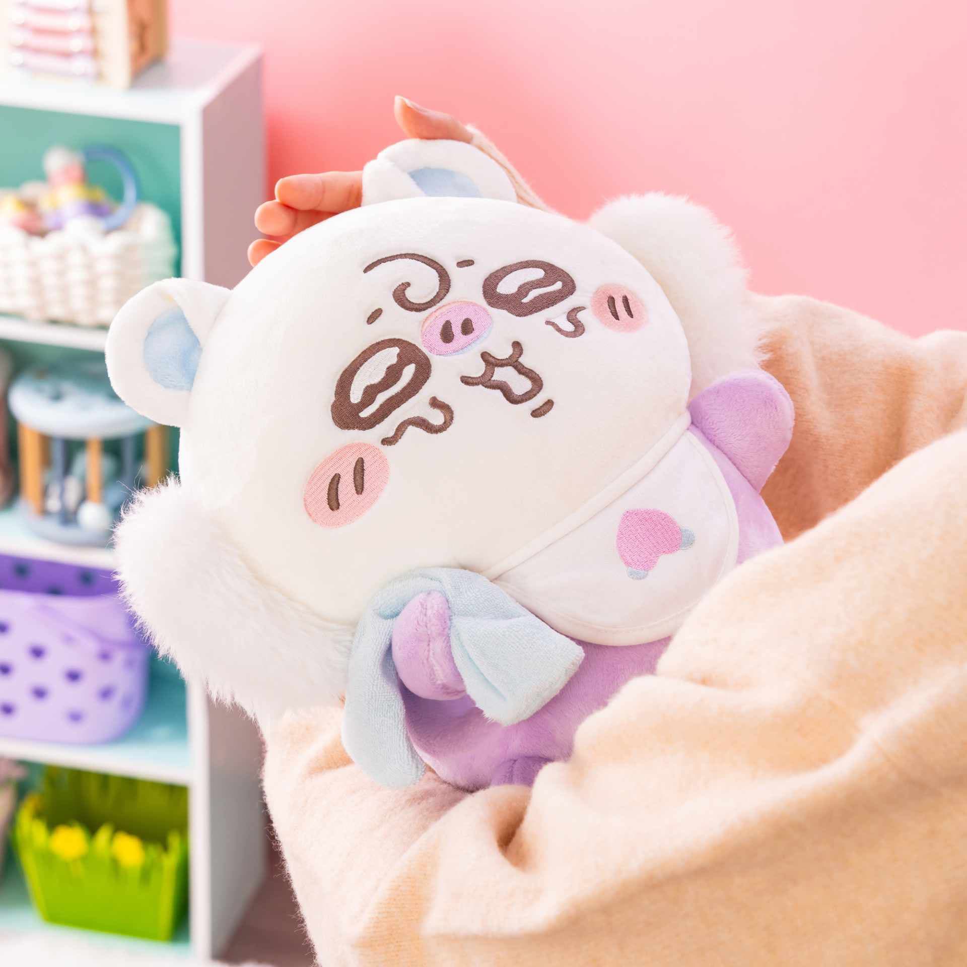 B賞の「磁石でぴたっと！くまとなかよしなちいかわぬいぐるみ」 [画像
