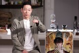 「盗掘王」について韓国の制作会社の人々と話す東野幸治