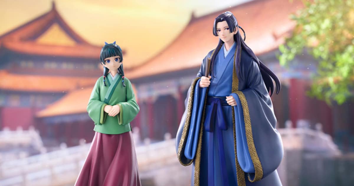アニメ「薬屋のひとりごと」身長差5cmの猫猫&壬氏のフィギュア