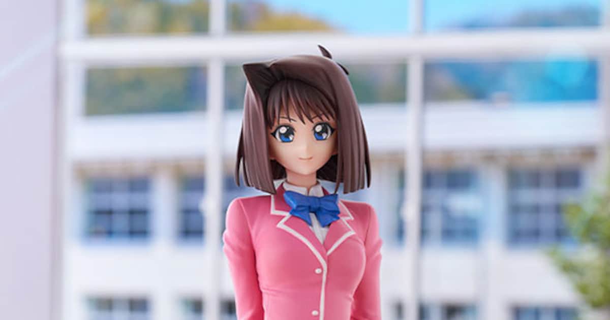 「遊☆戯☆王」杏子のフィギュア、遊戯と城之内のデュエルを見守る様子をイメージ