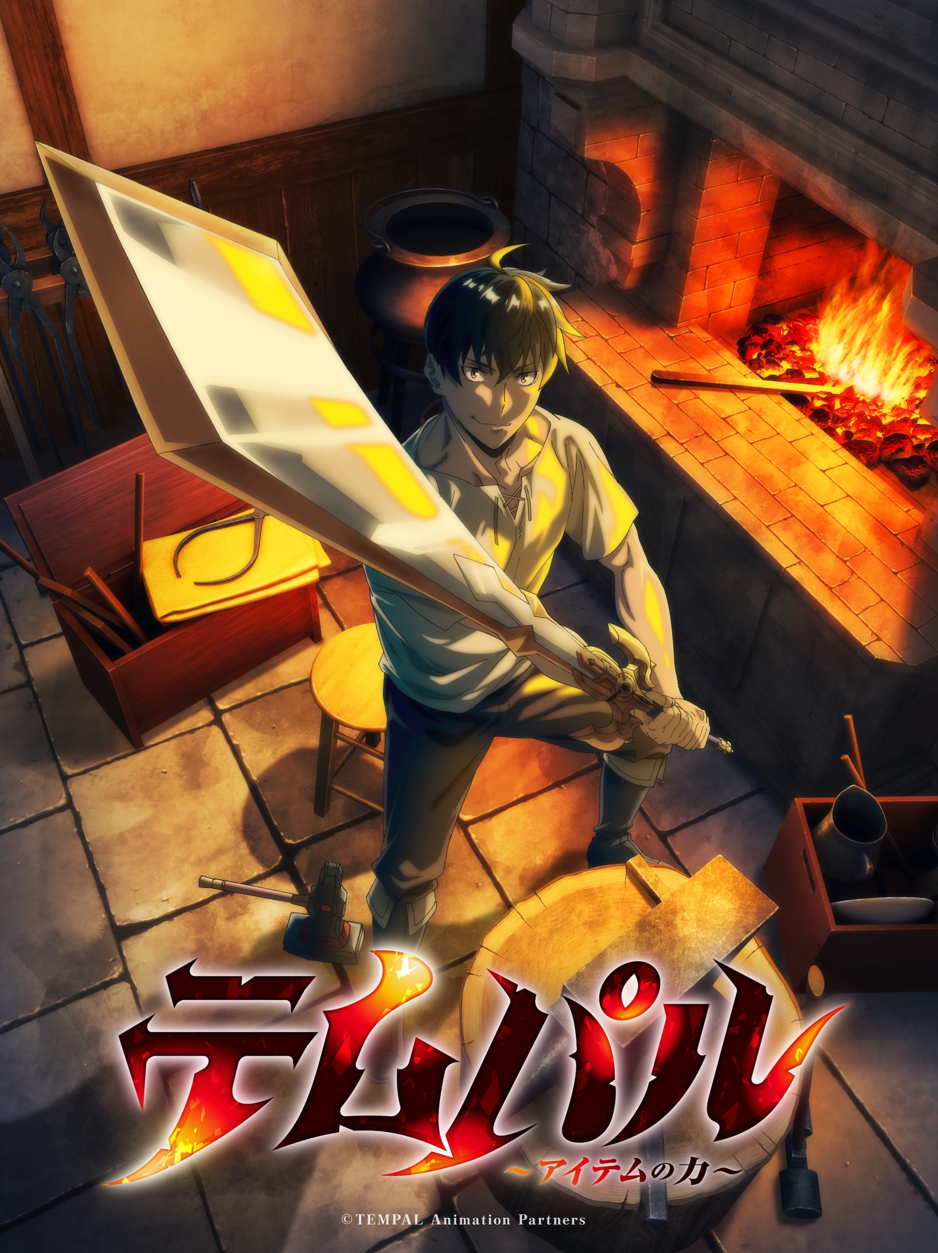 「テムパル～アイテムの力～」10月にTVアニメ化！グリード役は橘龍丸、ユラ役は瀬戸麻沙美