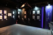 「寄生獣展」原画展示の様子