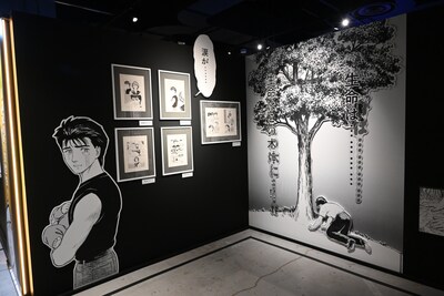 「寄生獣展」原画展示の様子