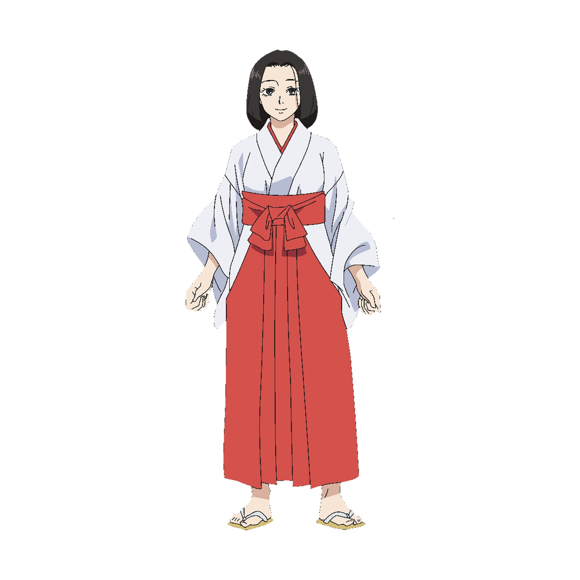 姉巫女（CV：早見沙織）祓い屋一家の巫女で、双子の姉。妹とともに谷跨