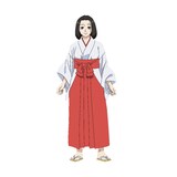 姉巫女（CV：早見沙織）祓い屋一家の巫女で、双子の姉。妹とともに谷跨斑（ヤマタギマダラ）を討伐し、その首を落とした。