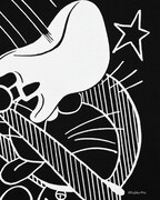 「ROCK’N’ROLL」の柄