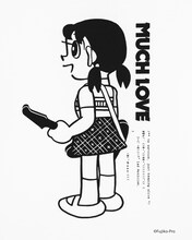 シューゲイザー風ドラえもんがTシャツに　LAD MUSICIAN新作コラボ