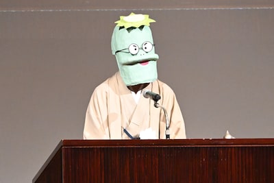 第30回手塚治虫文化賞に登壇したかわじろう