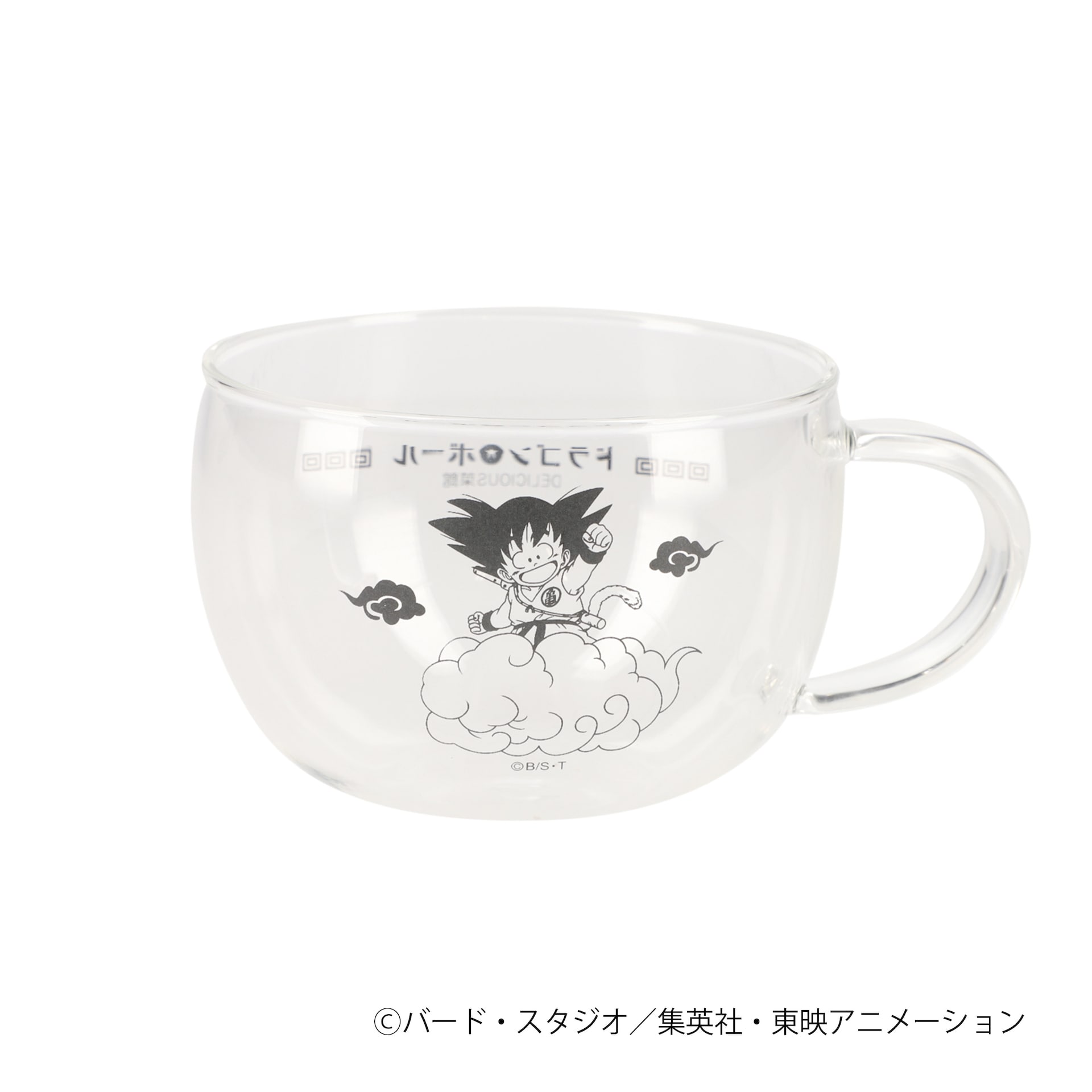 ドラゴンボール DELICIOUS菜館 耐熱ガラスカップ 悟空（おかわり