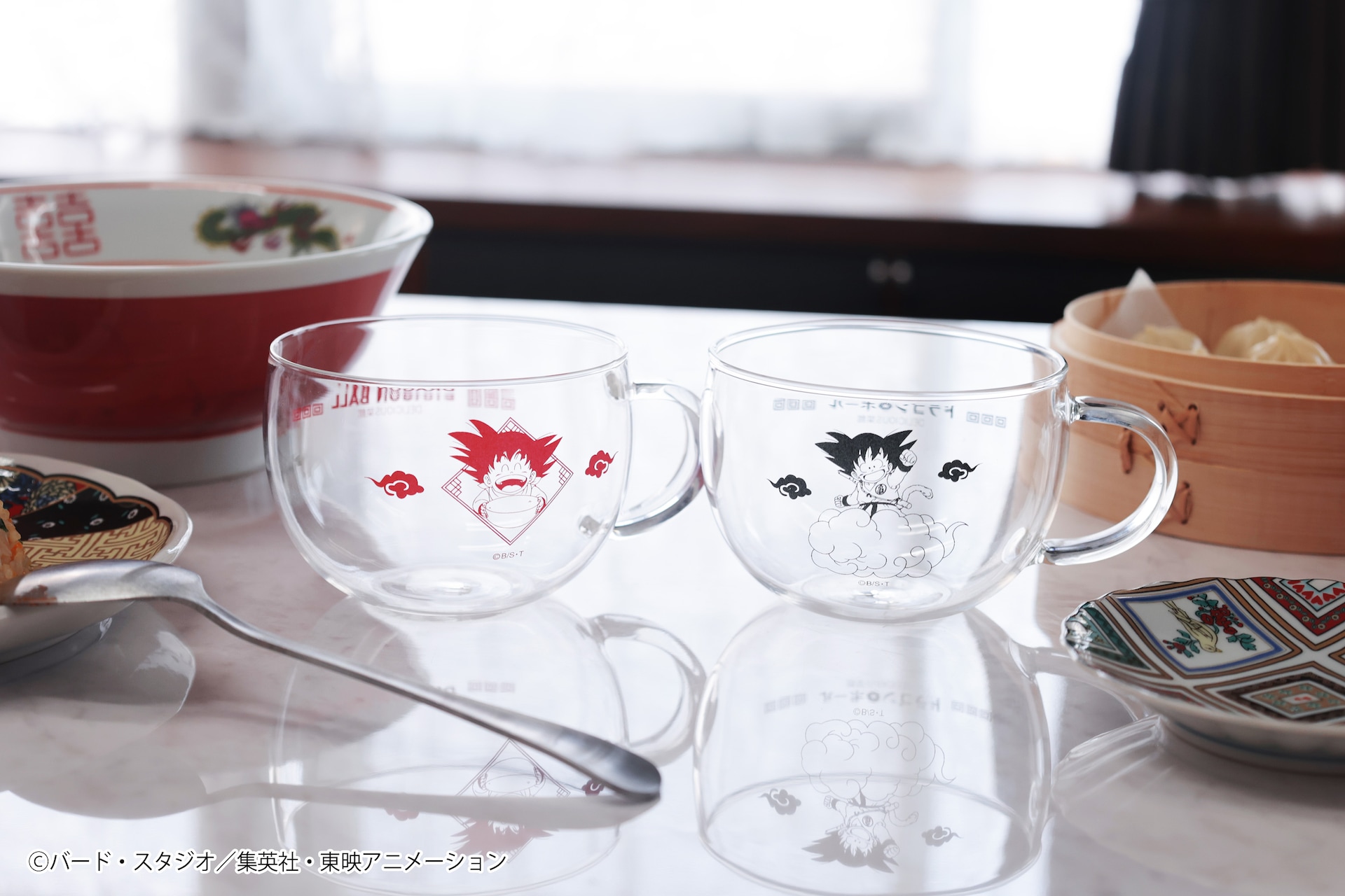 ドラゴンボール DELICIOUS菜館 耐熱ガラスカップ 悟空（おかわり