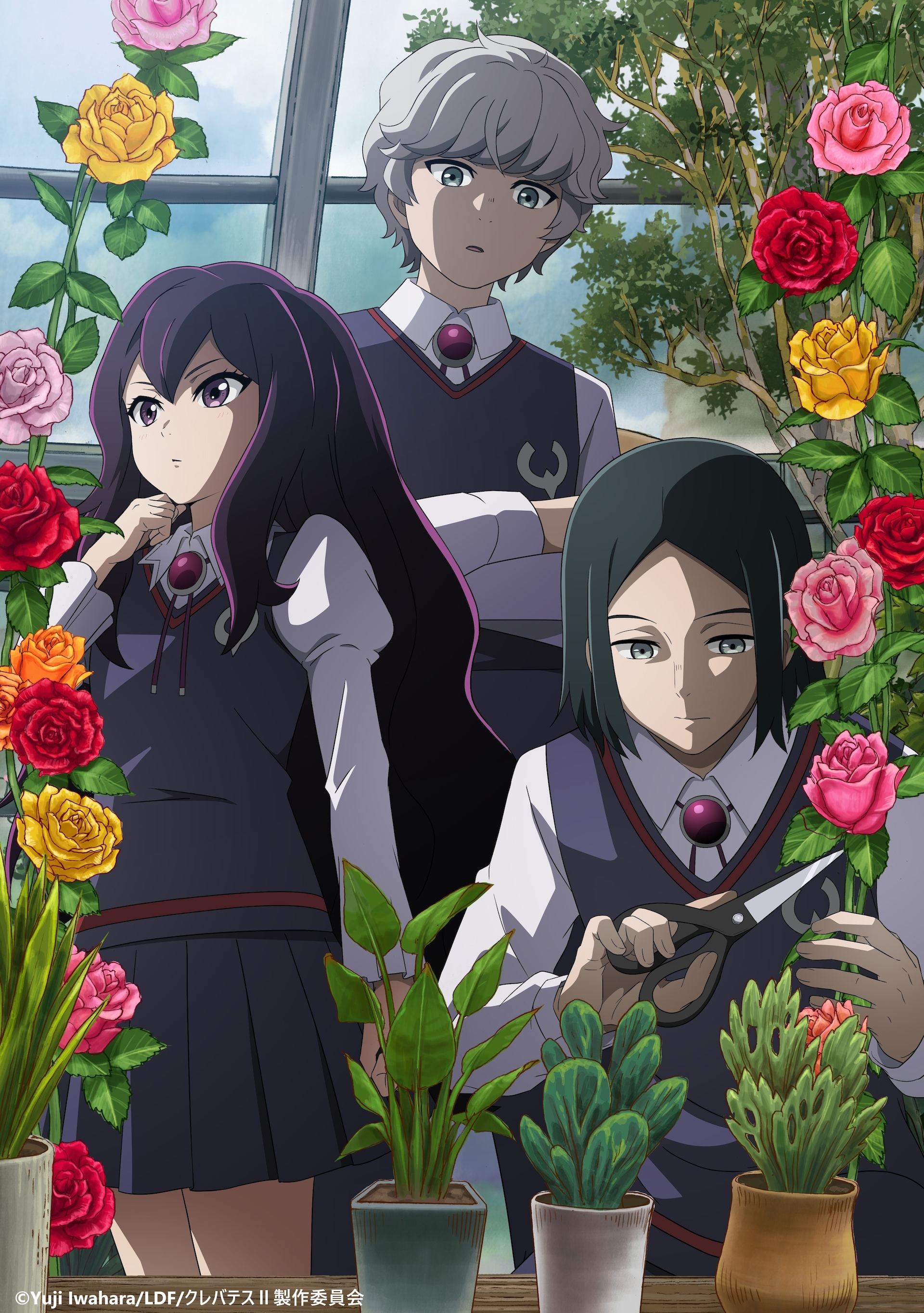 アニメ「クレバテスⅡ」レイ、メリーメリー、アンドリュー描いたキャラビジュアル公開