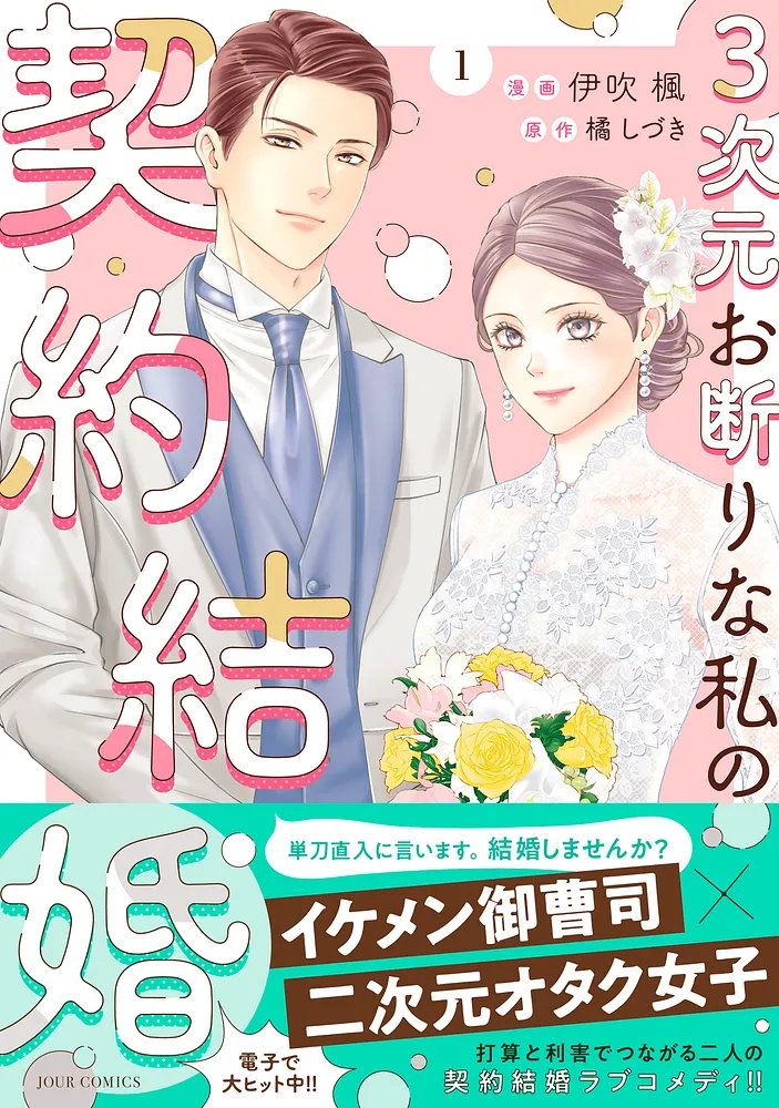 打算で結ばれる美人秘書とイケメン副社長の物語「3次元お断りな私の契約結婚」1巻