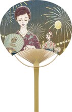 矢沢あい×ヱビスビール、美人画の巨大やぐらや夏祭りくじを楽しめる“大人の夏祭り”