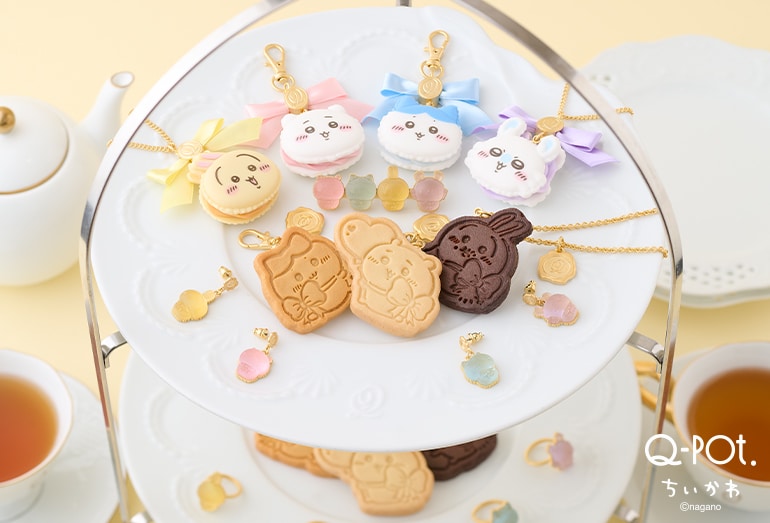 ちいかわ、ハチワレ、うさぎ、モモンガが美味しそうなアクセサリーに