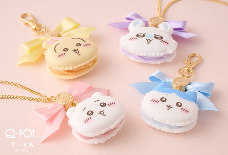 ちいかわ、ハチワレ、うさぎ、モモンガが美味しそうなアクセサリーに