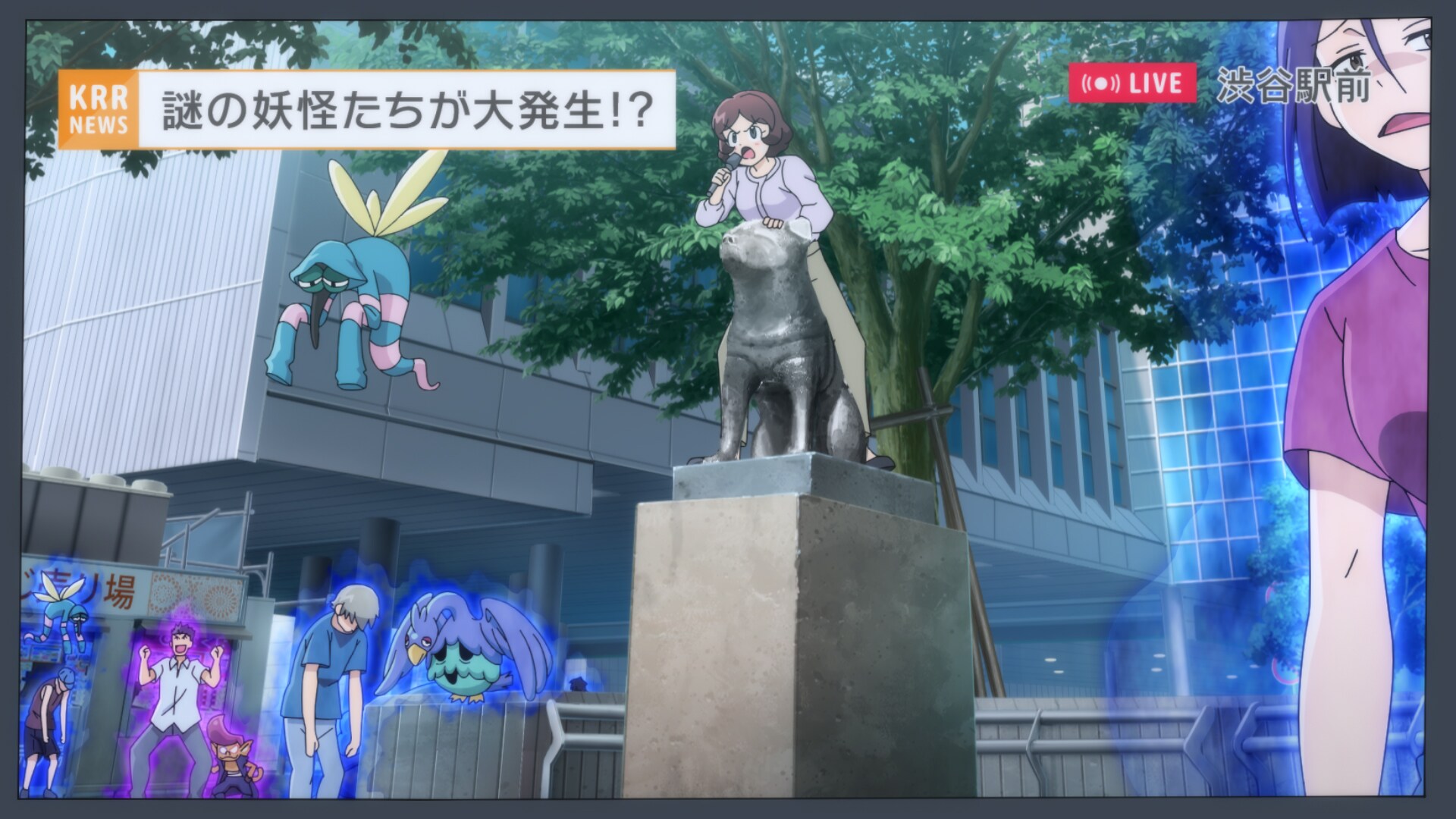 劇場版「ケロロ軍曹」“決められた腕時計をしなければ見えない妖怪”映る新映像