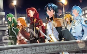 TVアニメ「杖と剣のウィストリア」Season2のBlu-ray上下巻のブックケースイラストをつなげた絵柄