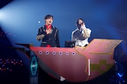 TrutH。左から伊吹橙真役の梶原岳人、ひゅーい役の田丸篤志