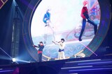 TrutH。左から伊吹橙真役の梶原岳人、ひゅーい役の田丸篤志