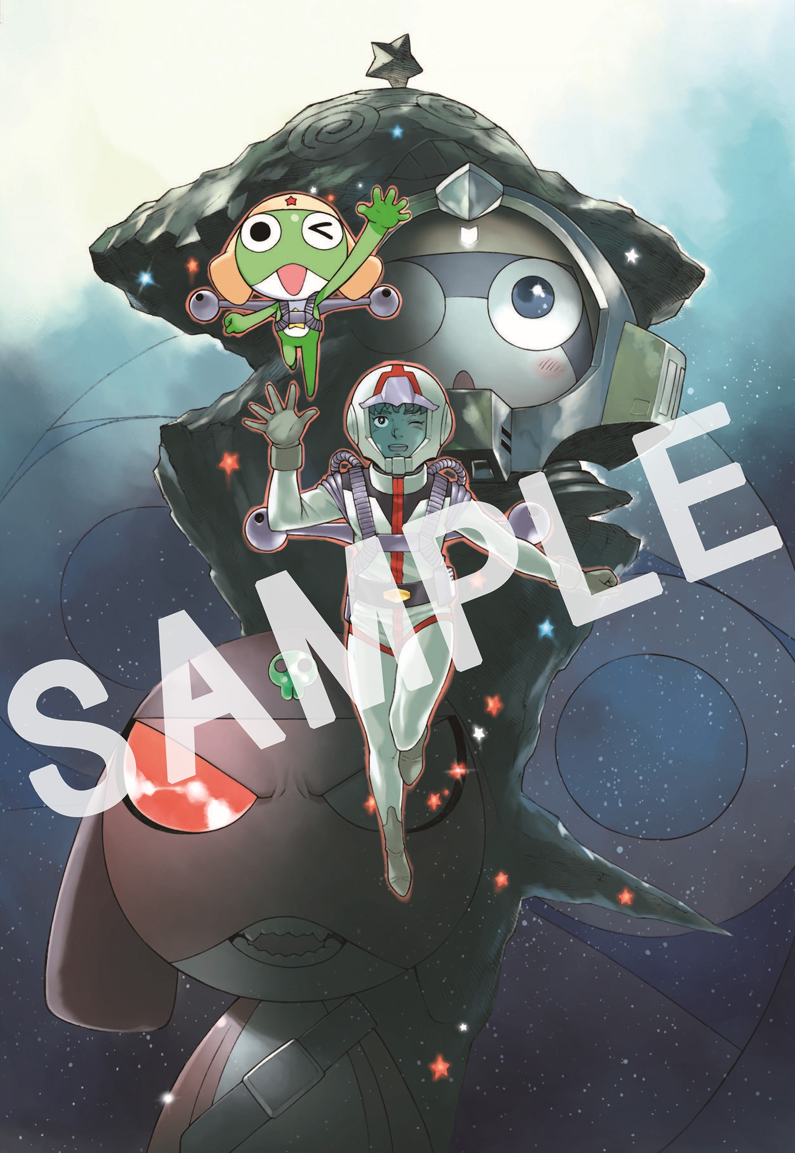 新劇場版☆ケロロ軍曹」新たな特典はポストカード、ガンダムとのコラボ