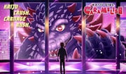 アニメ「乙女怪獣キャラメリゼ」大怪獣ハルゴンと新汰を描いた“グローバルビジュアル”