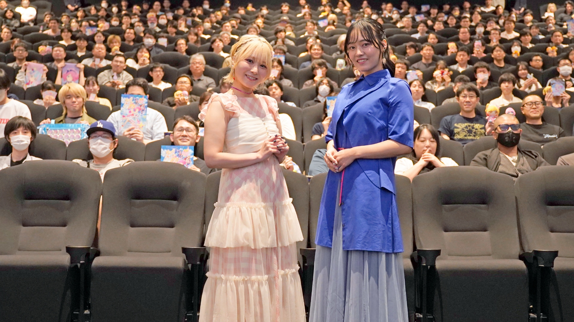 「アイカツスターズ！」舞台挨拶に富田美憂、朝井彩加　新作に「最高にワクワク！」