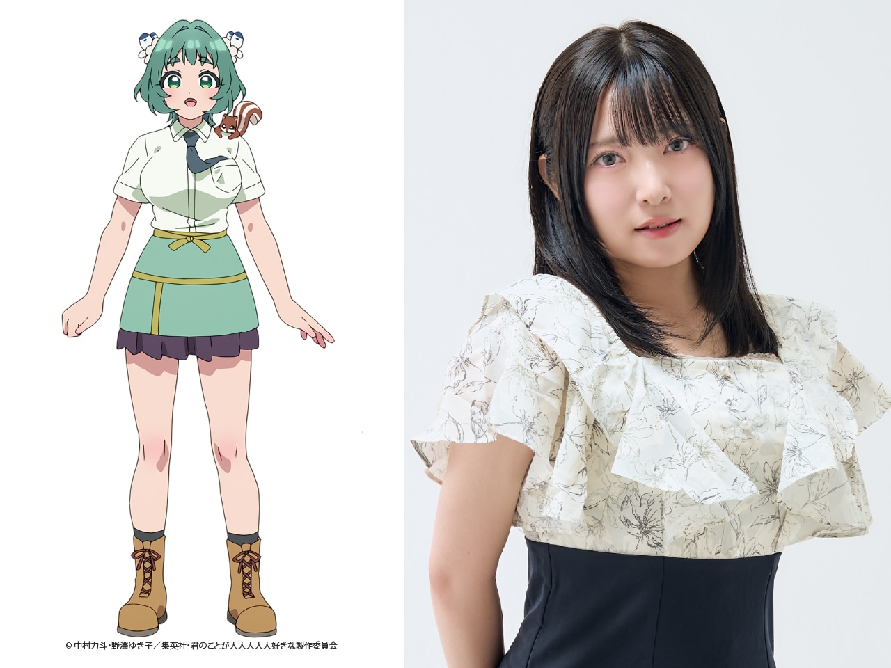 アニメ「100カノ」優敷山女役は集貝はな、茂見紅葉役は古賀葵　知与のビジュアルも