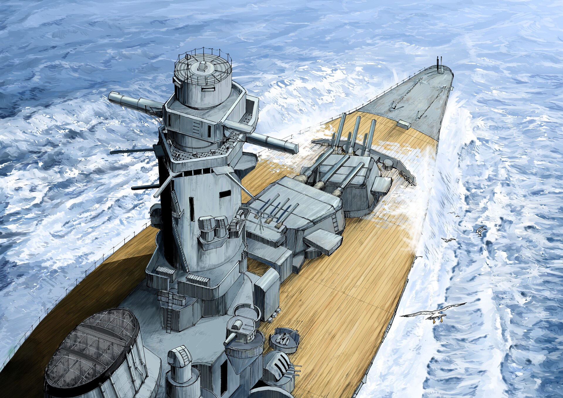 高橋のぼるが「戦艦武蔵」をコミカライズ、巨大戦艦建造に挑んだ民間造船所を描く