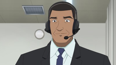 「Jリーグ 開幕の警笛」に登場する森島寛晃 (c)青山剛昌／小学館・読売テレビ・TMS 1996