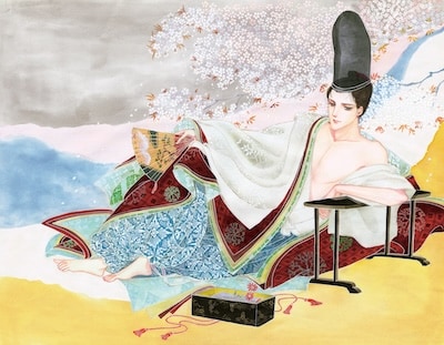 大和和紀「あさきゆめみし」mimi（講談社）1983年7月22日号（2号） 扉 (c)大和和紀／講談社