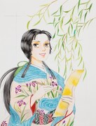 大和和紀「イシュタルの娘～小野於通伝～」BE・LOVE（講談社）2017年5月15日号（10号） 表紙 (c)大和和紀／講談社