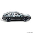 「頭文字D」ハチロクをマンガ風に再現したキーチェーン　背景台紙付きのボックス入り