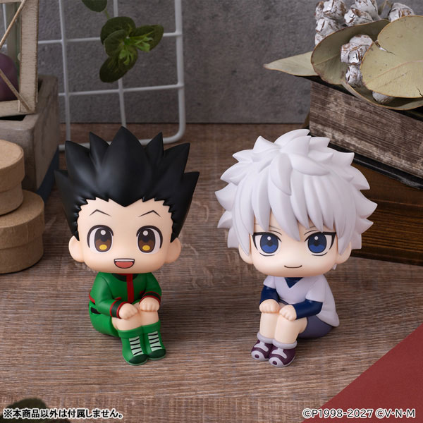 ぼっとん　ゴン、キルアフィギュア ゴンとキルアがこっちを見上げておすわり「HUNTER×HUNTER」約11cmの