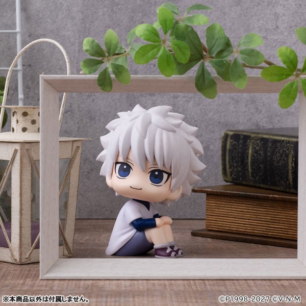 ゴンとキルアがこっちを見上げておすわり「HUNTER×HUNTER」約11cmの