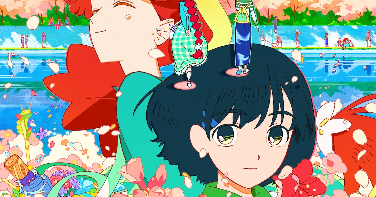 さよならララ「春ビジュアル」公開、ララと茉里が花見を楽しむ録り下ろしボイス映像も解禁