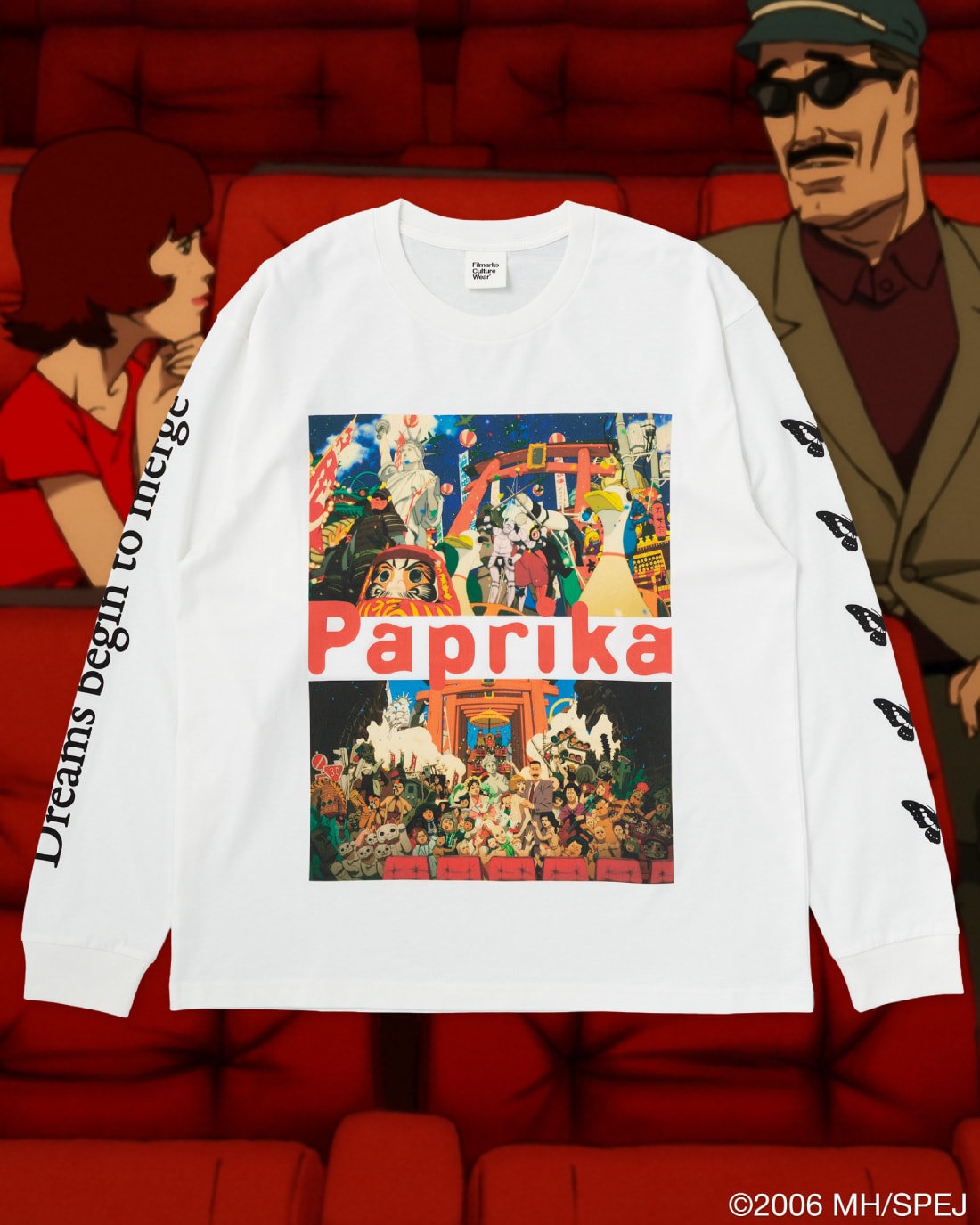 パプリカ」上映記念、劇中シーン用いたTシャツやジャカード織りの