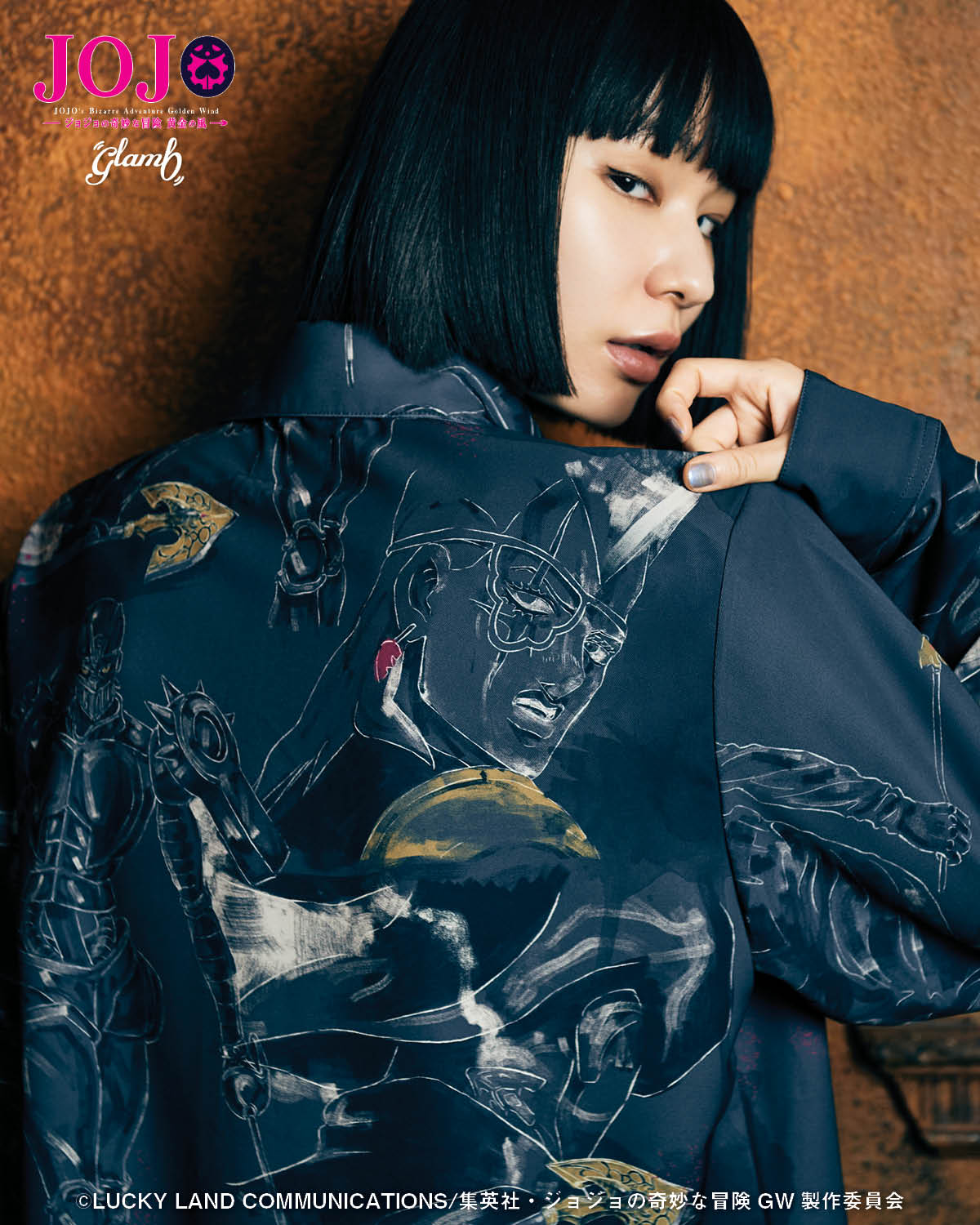 ジョジョ」5部×glamb、ジョルノの“黄金の精神”を表現したTシャツなど9