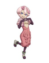 テパステ（CV：諸星すみれ）
先輩探窟家のクラヴァリと行動をともにしていたが、はぐれてしまい、その後探窟隊「呪詛船団」に遭遇する。