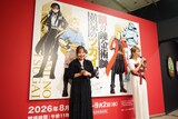 ゲスト会見に登壇した宮本侑芽、朴璐美
