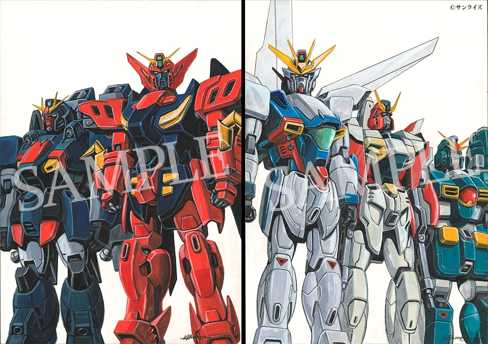 ガンダムX」30周年記念本 収録冊子の表紙を西村誠芳、大河原邦男の