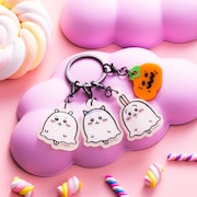 「ちいかわパーク おばけな3連蓄光アクリルチャーム」