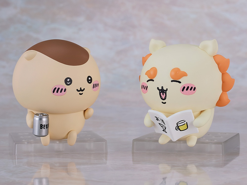 ちいかわ シーサー 古本屋 くりまんじゅう デッキ br うれシーサー ちいかわ」くりまんじゅう＆シーサーのねんどろいど、シーサーはお酒の