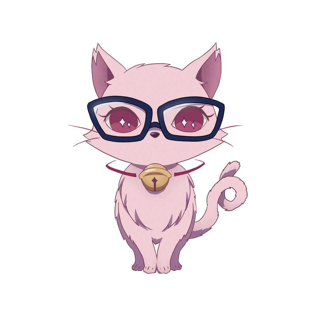 MOMO（CV：平塚紗依）ピンク色の猫の姿をした、世間で大流行中のAI秘書